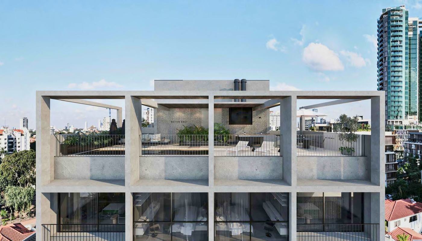 Beton Brut — imagen del brochure de la desarrolladora