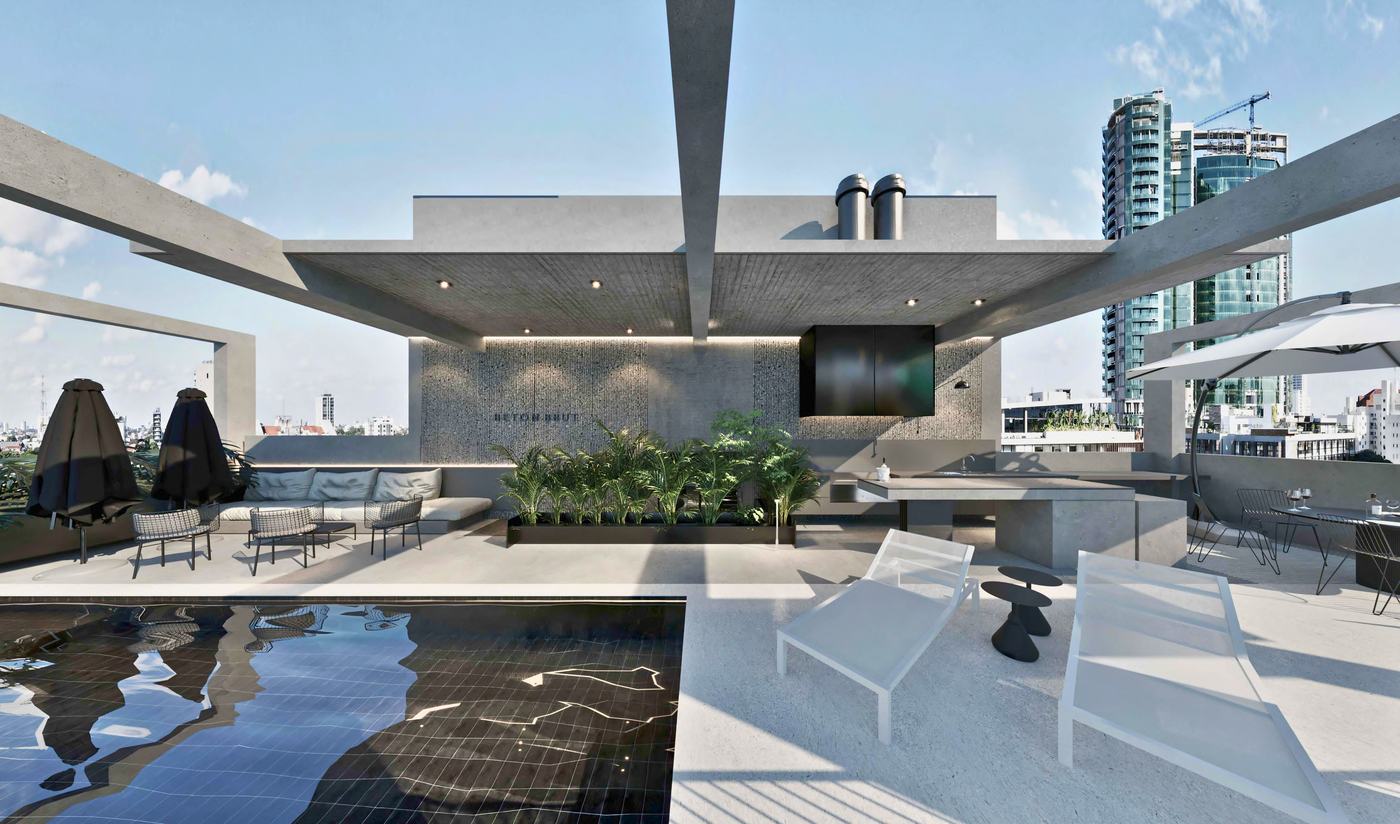 Beton Brut — imagen del brochure de la desarrolladora