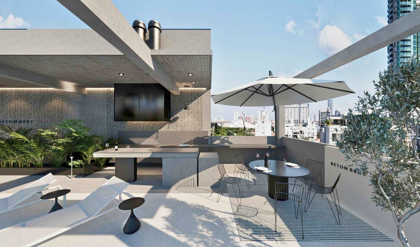 Beton Brut — imagen del brochure de la desarrolladora