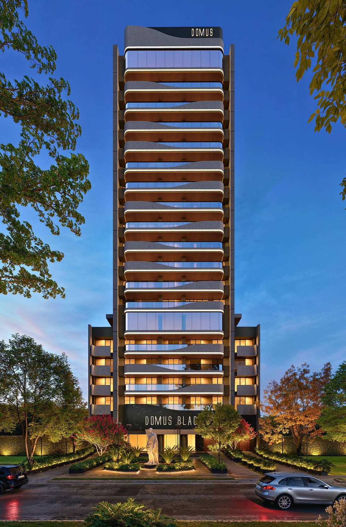 Domus Black — imagen del brochure de la desarrolladora