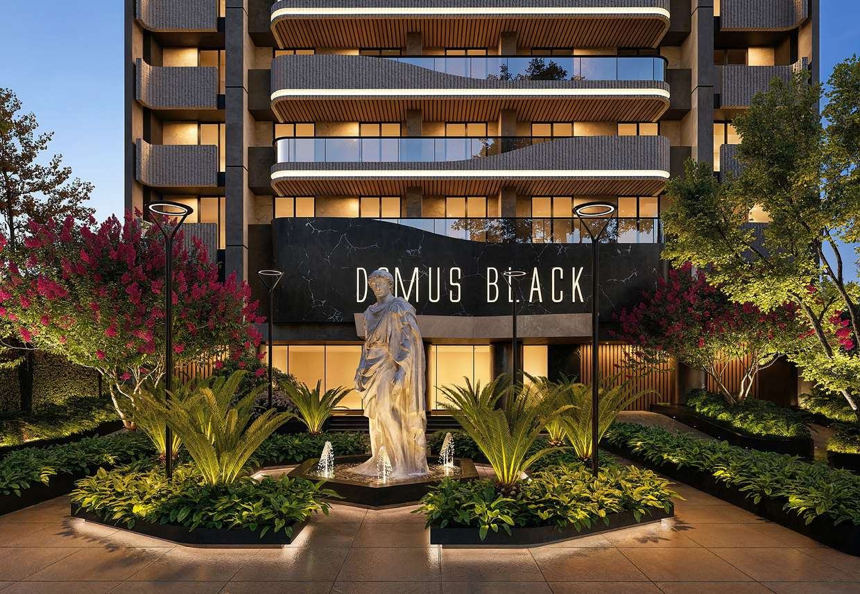 Domus Black — imagen del brochure de la desarrolladora
