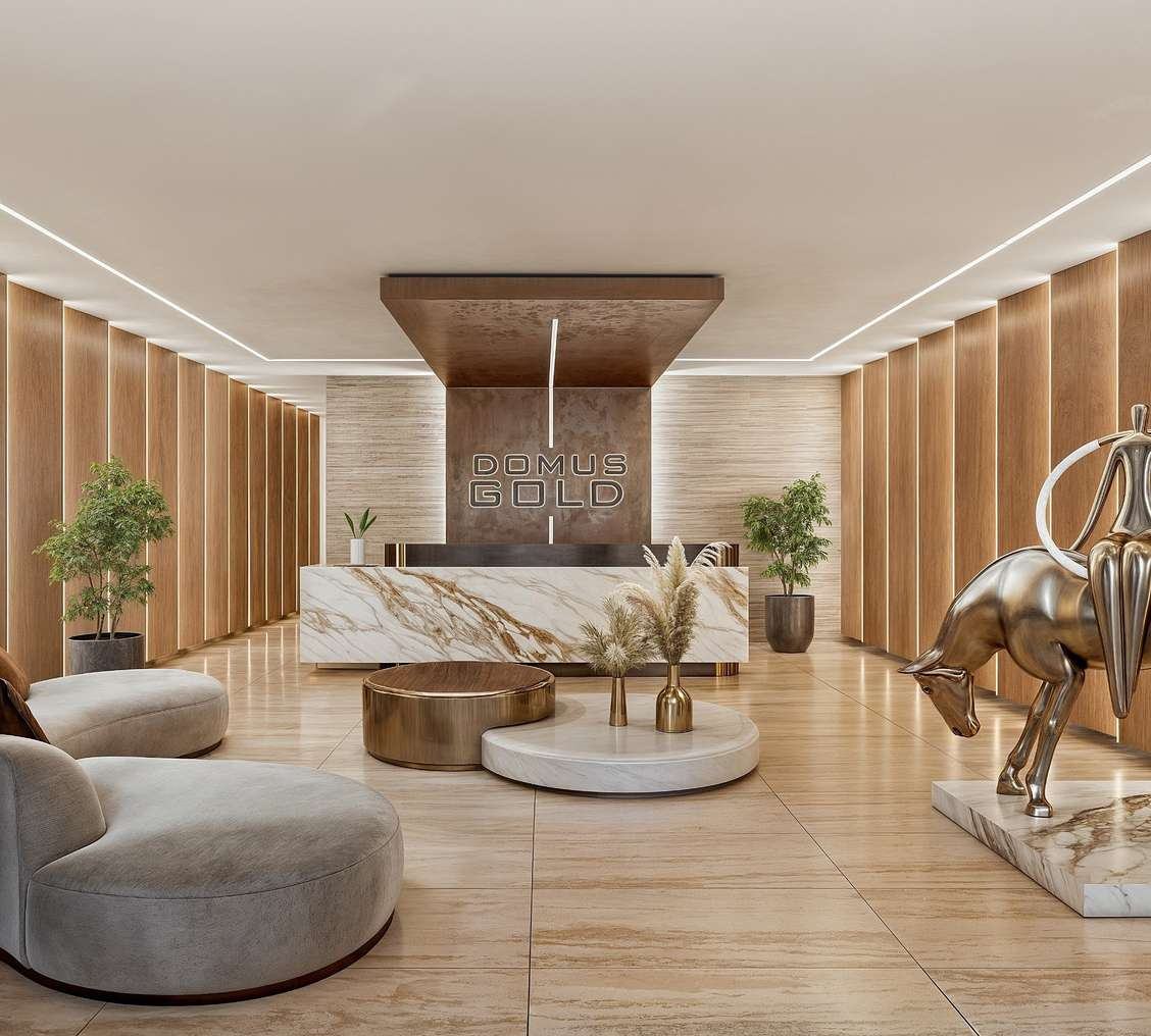Domus Gold — imagen del brochure de la desarrolladora